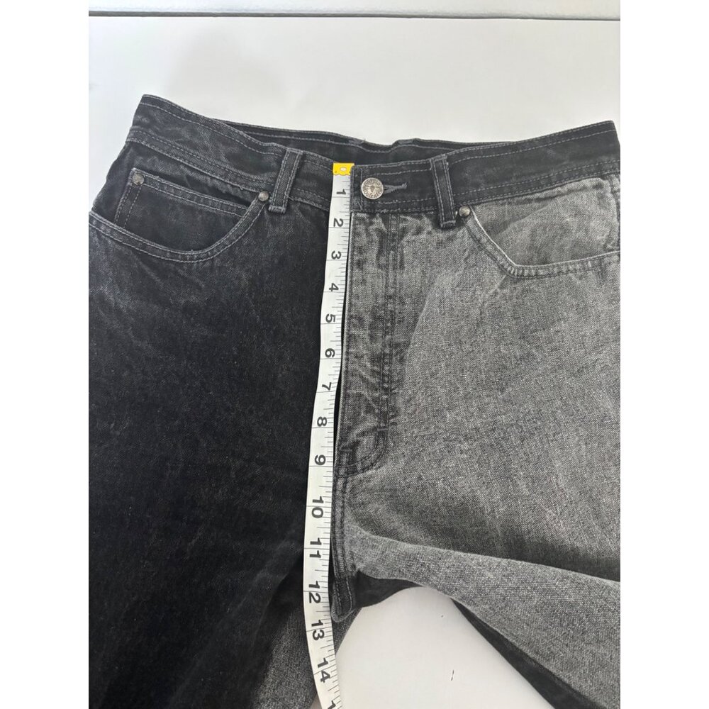 VTG Sergio Valente Jeans 32 Two-Tone High Rise Straight Leg Festival Streetwear - Picture 5 of 16